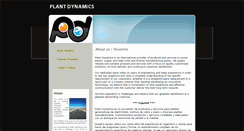 Desktop Screenshot of plant-dynamics.com