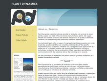 Tablet Screenshot of plant-dynamics.com